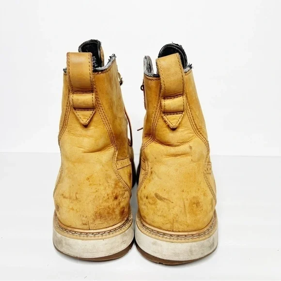 Timberland Britton Hill Moc Toe Boot Nubuck Leather Tan Size 13 Men’s - Picture 3 of 6